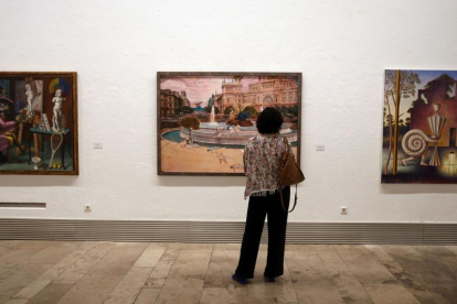 Exposición 'Ver/Mirar', con obras de Eduardo Arroyo, Miquel Barceló, Rafael Canogar o Soledad Sevilla, en Valladolid.-ICAL