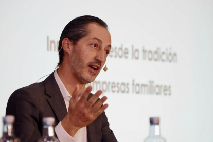 El director general de Legumbres Penelas, Pedro Álvarez. Club de Prensa El Mundo – Diario de Castilla y León ‘Innovando desde la tradición en las empresas familiares’. -PHOTOGENIC