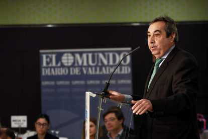 El director general del Itacyl, Rafael Sáez González. Club de Prensa El Mundo – Diario de Castilla y León ‘Innovando desde la tradición en las empresas familiares’. -PHOTOGENIC