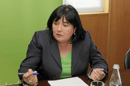 La alcaldesa de Villablino, Ana Luisa Durán-J.M.Lostau