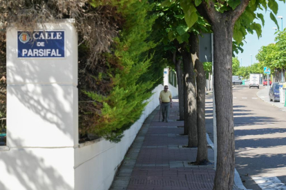Calle de la Flauta Mágica con Parsifal en el barrio de Fuente Berrocal. J.M. LOSTAU
