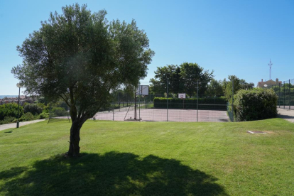 Zona deportiva en el parque del barrio de Fuente Berrocal. J.M. LOSTAU
