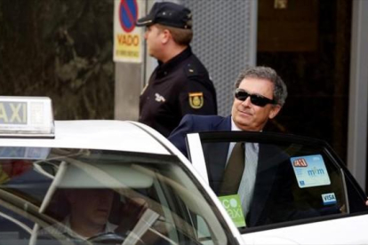 Jordi Pujol Ferrusola, a la salida de la Audiencia Nacional, el pasado 15 de septiembre.-DAVID CASTRO