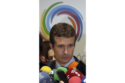 Pablo Casado, candidato a las segundas del PP-JAVIER BARBANCHO/ EL MUNDO