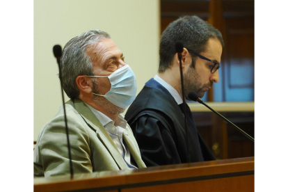 El acusado Ricardo R.F., ayer durante el juicio celebrado en la audiencia de Valladolid.- PHOTOGENIC