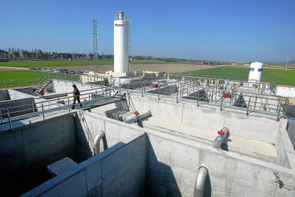 Estación de Tratamiento de Agua Potable (Etap) del Valle del Esgueva, ubicada en Tudela de Duero.-ICAL