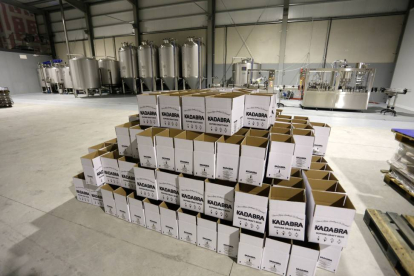 Fábrica de la cerveza leonesa 'Kadabra' situada en el polígono industrial de Villadangos del Páramo (León)-Ical