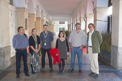 Carlos de Castro, Corina Gamma, Jerry Rothwell, María Sánchez, Juan López de Uralde y Álvaro Longoria.-P. REQUEJO