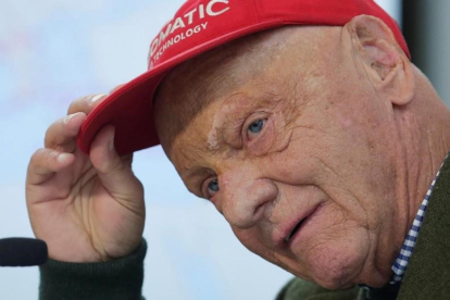 Niki Lauda, campeonísimo austriaco de F-1, en peligro tras un trasplante de pulmón. /-REUTERS / HEINZ-PETER BADER