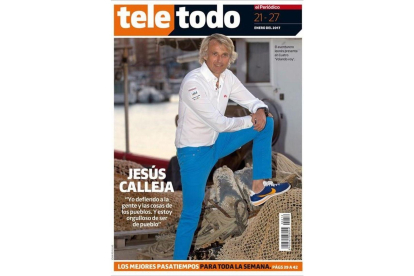 Jesús Calleja, aventurero de 'Volando voy' (Cuatro), protagoniza la portada del 'Teletodo'.-