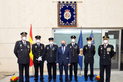Acto de jura del cargo de los nuevos oficiales de Policía destinados en Valladolid.- E.M.