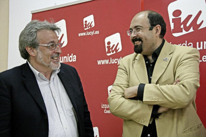 José María González y Santiago Ordóñez, en una imagen de archivo-JOSÉ MARÍA GUTIÉRREZ
