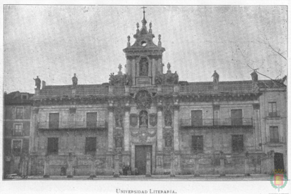 Facultad de Derecho  en 1905 en la zona de la Universidad,  ARCHIVO MUNICIPAL DE VALLADOLID