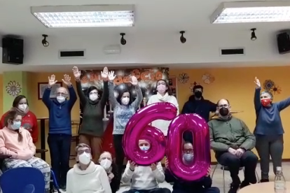 Asprona Valladolid celebrando su 60 aniversario. ICAL