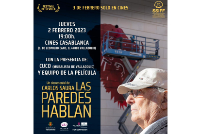 'Las paredes hablan' de Carlos Saura llega a los Cines Casablanca de Valladolid.- TWITTER ANNA SAURA