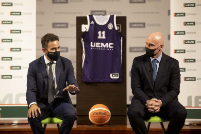 Presentación del nuevo patrocinador principal del Real Valladolid Baloncesto, la UEMC. Fotos de Mike Hansen y David Espinar. Photogenic/José C. Castillo.