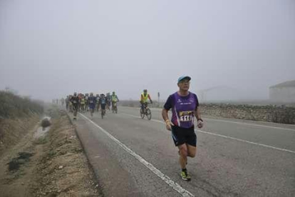 El corredor Francisco Javier Rebollo, en una imagen de archivo durante una carrera-E.M.