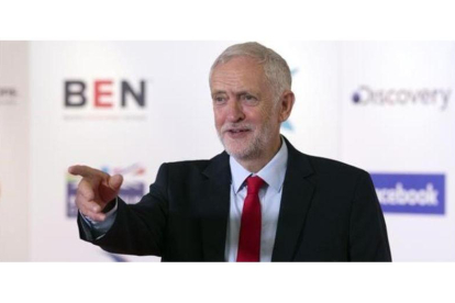 Jeremy Corbyn, durante una intervención reciente en Edimburgo.-JANE BARLOW / AP