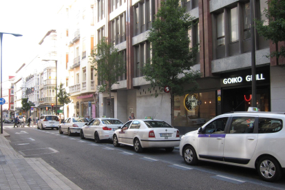 Parada de taxi en Valladolid. EUROPA PRESS