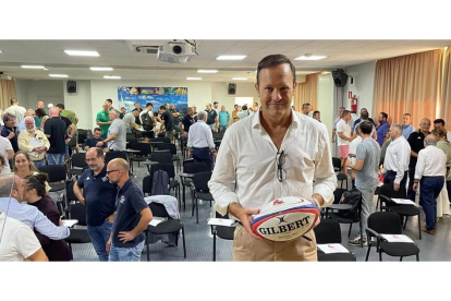 Juan Carlos Martín 'Hansen', nuevo presidente de la Federación Española de Rugby. / EM