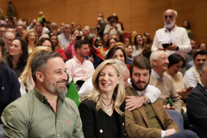 Acto político de Vox en Valladolid con la presencia de Santiago Abascal. ICAL