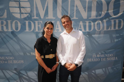 El alcalde de Cabezón de Pisuerga, Sergio García y la concejala Sandra Fernández.- PHOTOGENIC