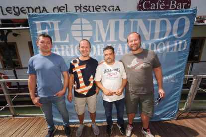 Jaime Fernández, Vicent Debbaut, Eduardo Fernando y Benjamín Bopp de PLumtic.- PHOTOGENIC