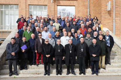 Villagarcía de Campos acoge el XXXVII Encuentro de obispos, vicarios y arciprestes de la denominada Iglesia en Castilla, conformada por nueve de las once diócesis de Castilla y León.-ICAL