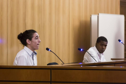 Hernán E.C. y Jorge C. A. prestan declaración en la primera sesión del juicio oral-M. A. SANTOS