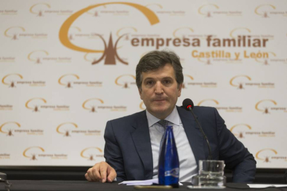 El presidente de Empresa Familiar de Castilla y León, Alfonso Jiménez, presenta el II Congreso Regional de la Empresa Familiar.-Ical