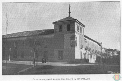 Actual Palacio de Pimentel (entre 1900 y 1905).-ARCHIVO MUNICIPAL VALLADOLID