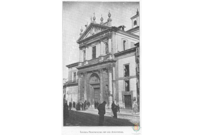 Iglesia de Nuestra Señora de las Angustias en 1910
.-ARCHIVO MUNICIPAL VALLADOLID