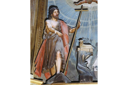 Una de las obras que se exibirá en las Edades: Talla de Gregorio Fernández perteneciente a la Iglesia de Nava del Rey.-