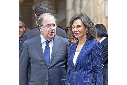 Juan Vicente Herrera y Patricia Botín.-ICAL