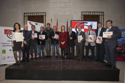 La consejera de Cultura y Turismo, Alicia García, asiste en Ávila a la entrega de los premios de la Academia Castellana y Leonesa de Gastronomía y Alimentación 2014-Ical