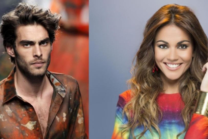 Jon Kortajarena y Lara Álvarez, los famosos españoles más atractivos del verano.-