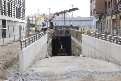Estado de las obras del nuevo túnel de la calle Panaderos.- PHOTOGENIC