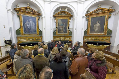 Tres grandes lienzos de Francisco de Goya en el interior de la Iglesia del Monasterio de San Joaquín y Santa Ana