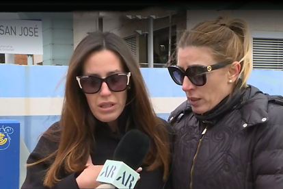 Captura de pantalla de las hermana y la amiga de Paloma en El Programa de Ana Rosa en Telecinco. E.M.
