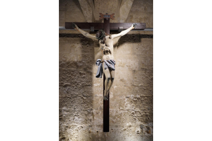 Cristo del Humilladero, de finales del siglo XVI, de la iglesia de San Miguel de Villán de Tordesillas. - ICAL