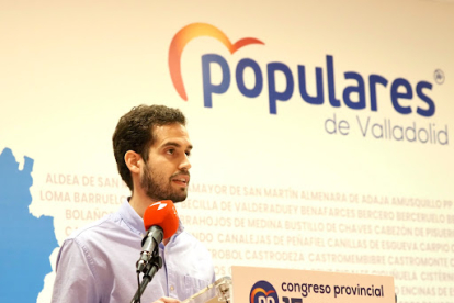 El portavoz del PP de Valladolid, Rodrigo Nieto. - EM