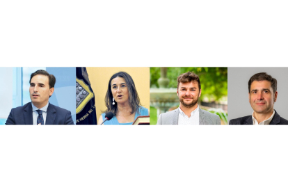 Guzmán Gómez (PP), Olga Mohíno (Medina Primero), Luis Manuel Pascual (PSOE), Alberto Amigo (Vox). -E.M.