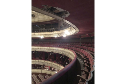 Estado actual del Teatro Lope de Vega de Valladolid, palcos de la Gran Sala.- FOTO CEDIDA POR EL ESTUDIO CONTEXTOS DE ARQUITECTURA Y URBANISMO
