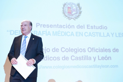 José Luis Díaz Villarig, durante la presentación del informe en las Cortes. | ICAL