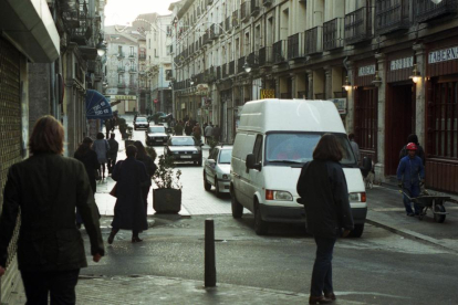 Calle de la Platería, diciembre 1998.- J.M. LOSTAU