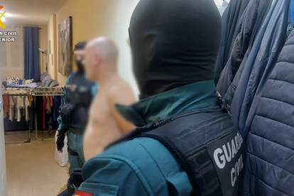 La Guardia Civil detiene a 'El Pirri' en Valladolid. -SUBDELEGACIÓN GOBIERNO