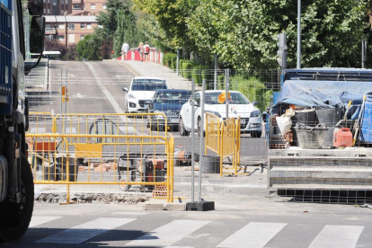 Obras en la Plaza de Poniente en el centro de Valladolid.- PHOTOGENIC