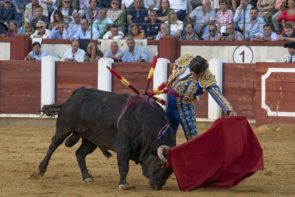 Corrida de toros en la tarde del viernes en Valladolid. José Salvador