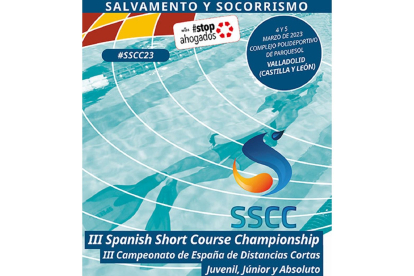 Cartel III Campeonato de España de Distancias Cortas de Salvamento y Socorrismo. / EM