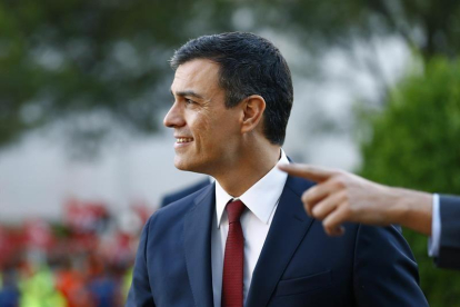El candidato por el PSOE a la presidencia del Gobierno, Pedro Sánchez.-EFE/J.P.GANDUL